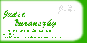 judit muranszky business card