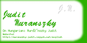 judit muranszky business card